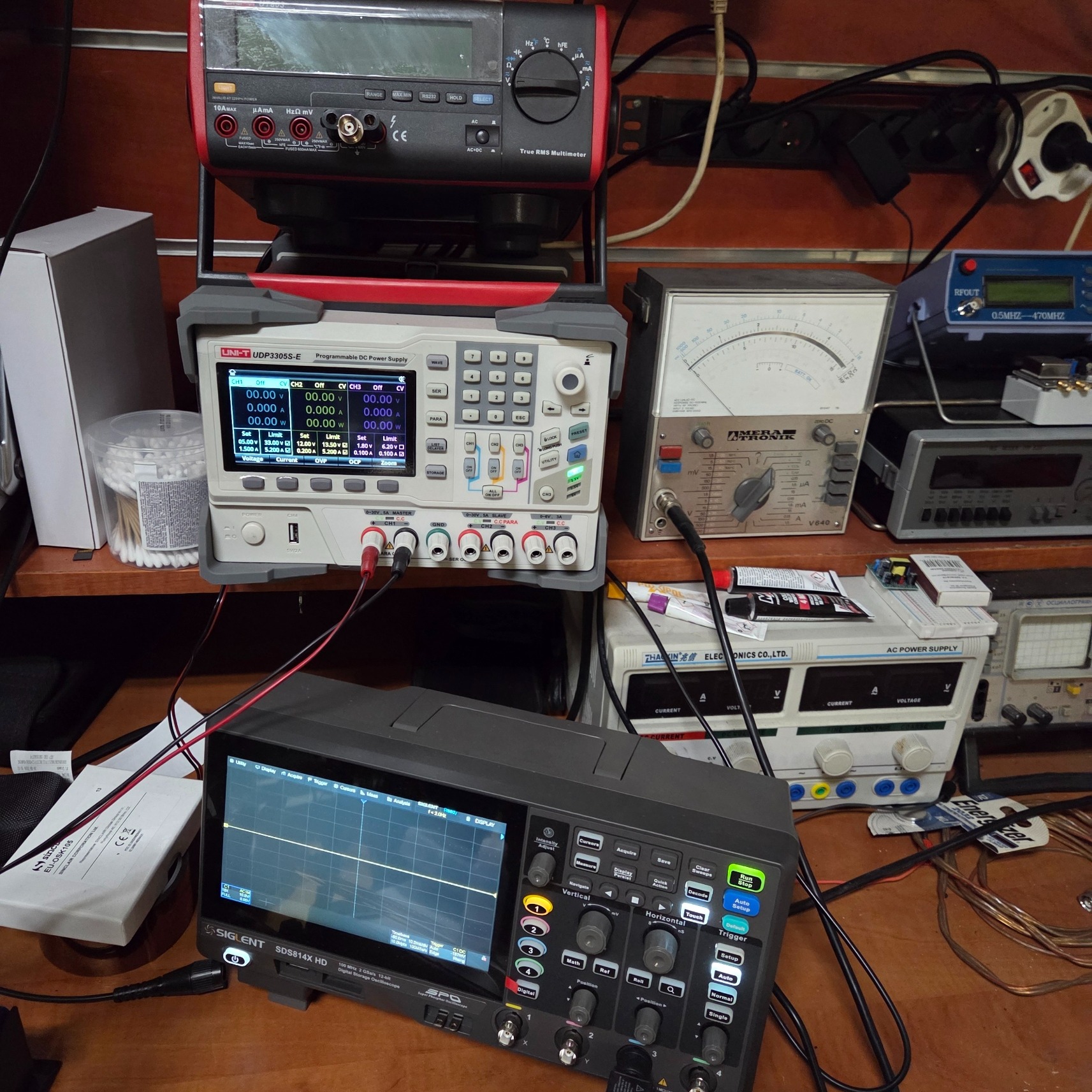 Oscyloskopy i aparatura pomiarowa na stanowisku diagnostyki elektroniki w Pro Elektro Serwis